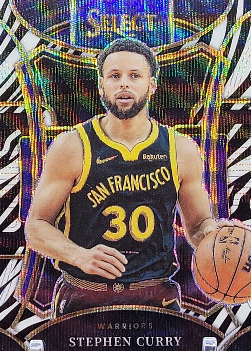 Stephen Curry 2023 Select #345 Mezzanine Zebra /(SSP) Price