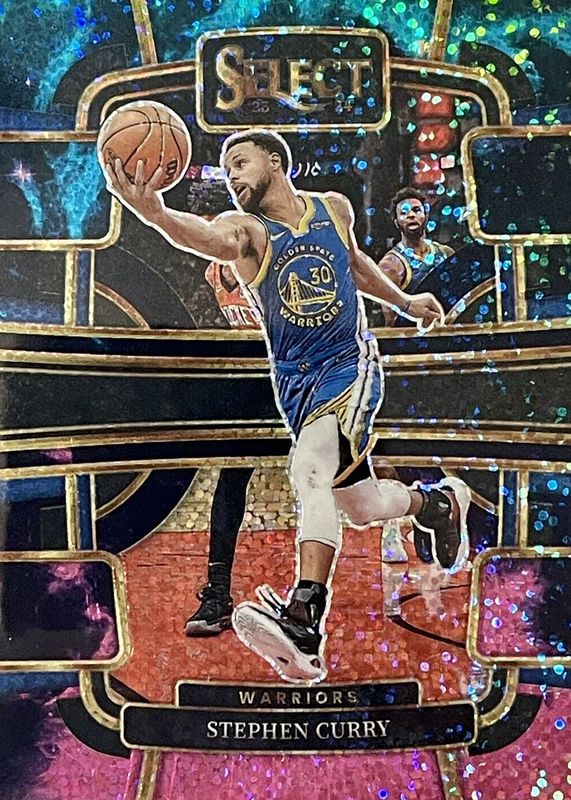 Stephen Curry 2023 Select #56 Concourse Cosmic /(SSP) RAW