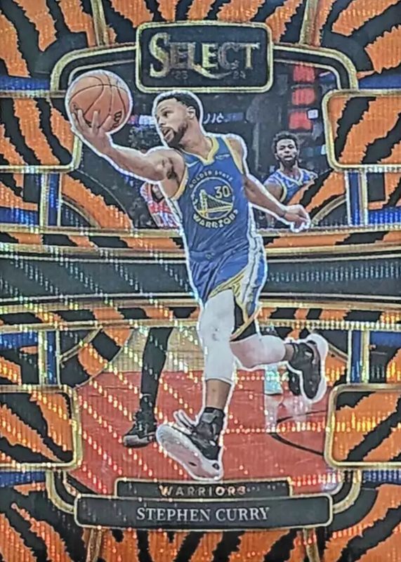 Stephen Curry 2023 Select #56 Concourse Tiger /(SSP) SGC 10