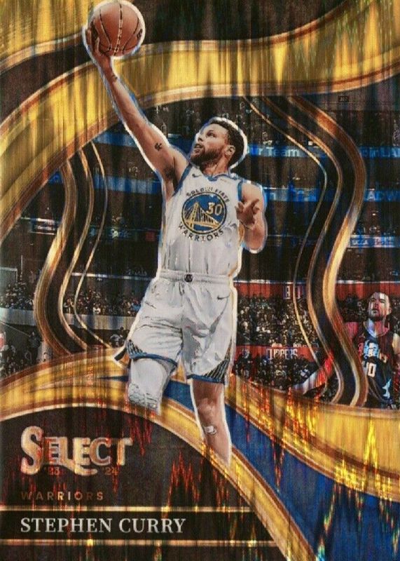 Stephen Curry 2023 Select #256 Courtside Gold Wave /10 PSA 10