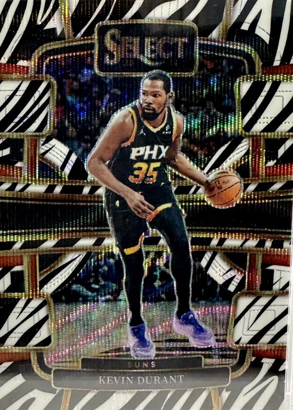 Kevin Durant 2023 Select #2 Concourse Zebra /(SSP) PSA 10