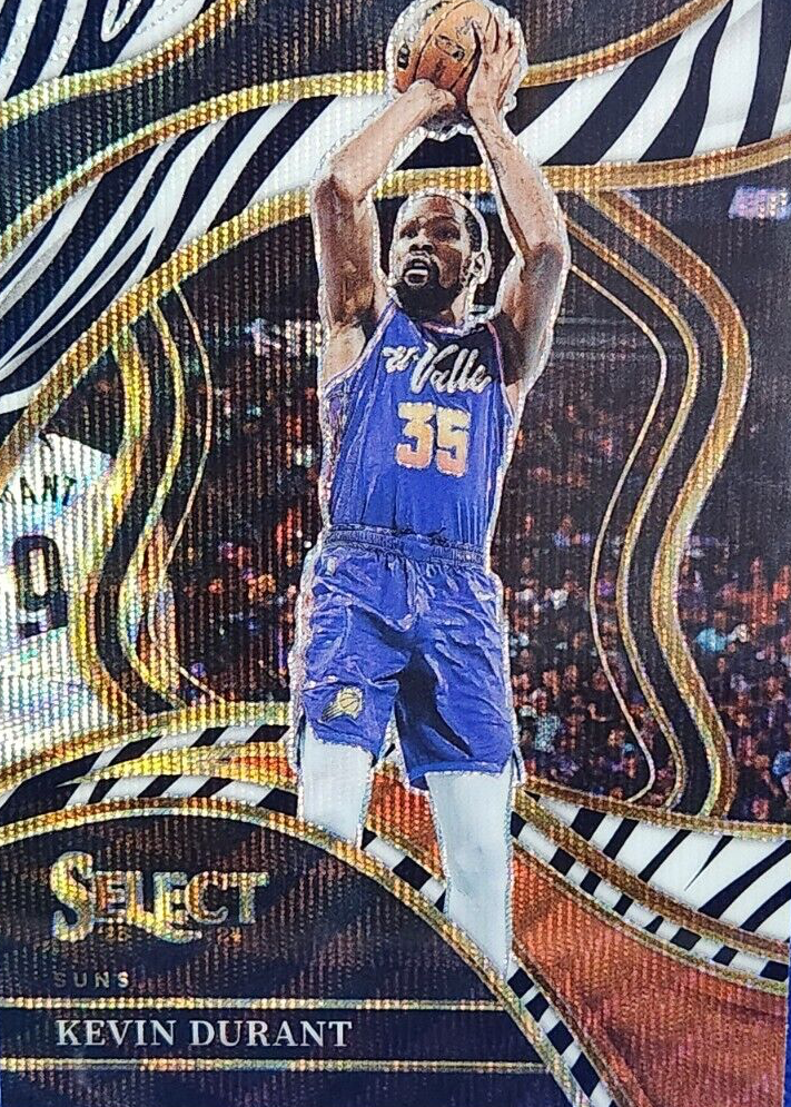 Kevin Durant 2023 Select #202 Courtside Zebra /(SSP) Price Guide