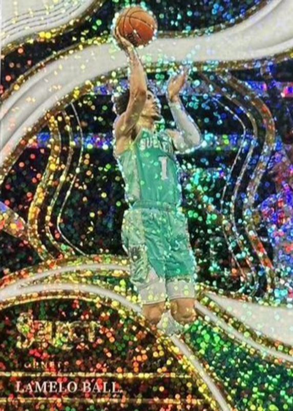 LaMelo Ball 2023 Select #253 Courtside White Sparkle /(SSP) RAW