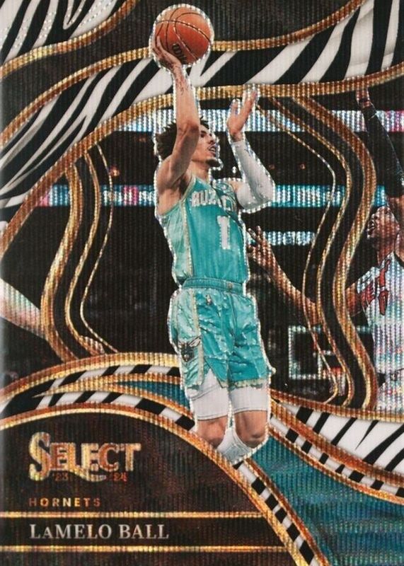 LaMelo Ball 2023 Select #253 Courtside Zebra /(SSP) RAW
