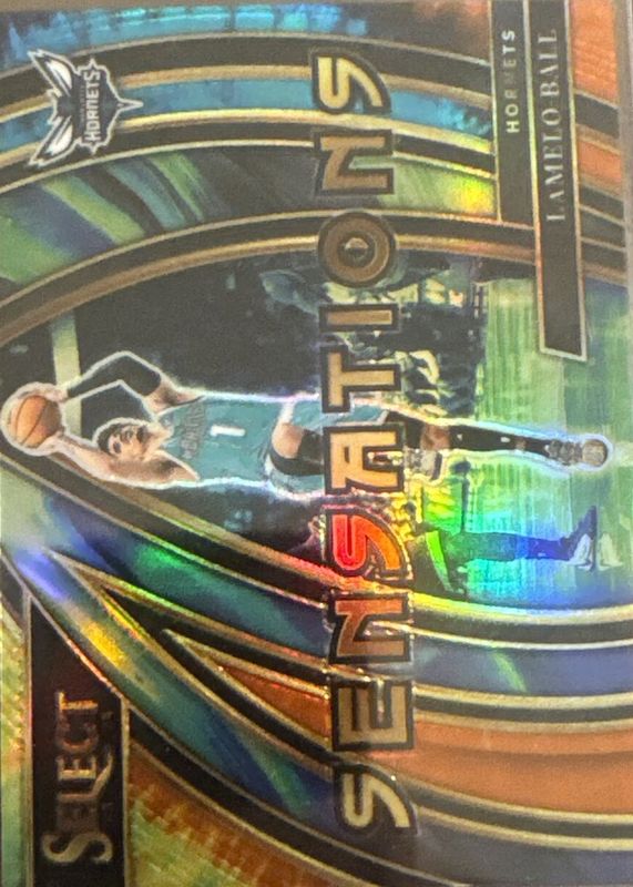 LaMelo Ball 2023 Select #16 Sensations - Tie-Dye /25 RAW