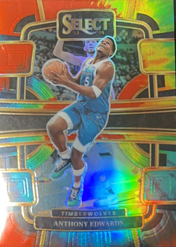 Anthony Edwards 2023 Select #37 Concourse Tie-Dye /25 SGC 10