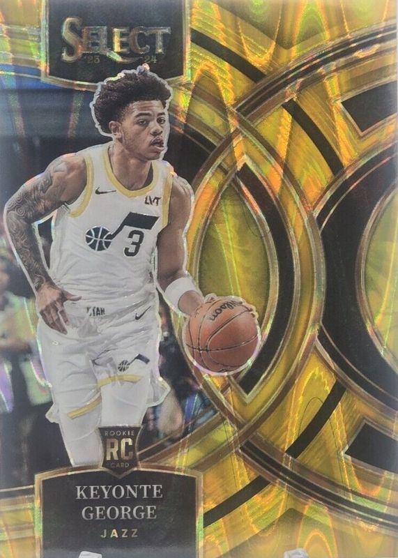 Keyonte George 2023 Select #109 Premier Level Gold Tectonic /10 Rookie SGC 9.5