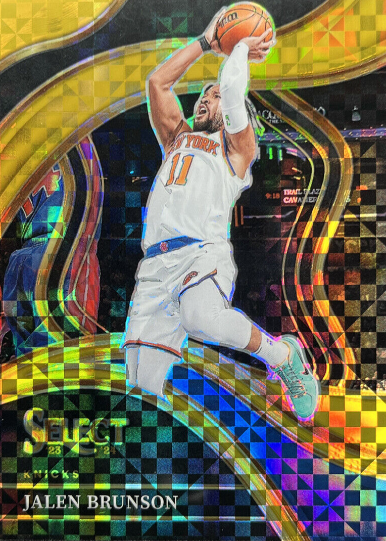 ジェイレン・ブランソン　SELECT AUTO GOLD PSA9 2022-23 Panini Select - Signatures Jalen Brunson #S-JBR Gold