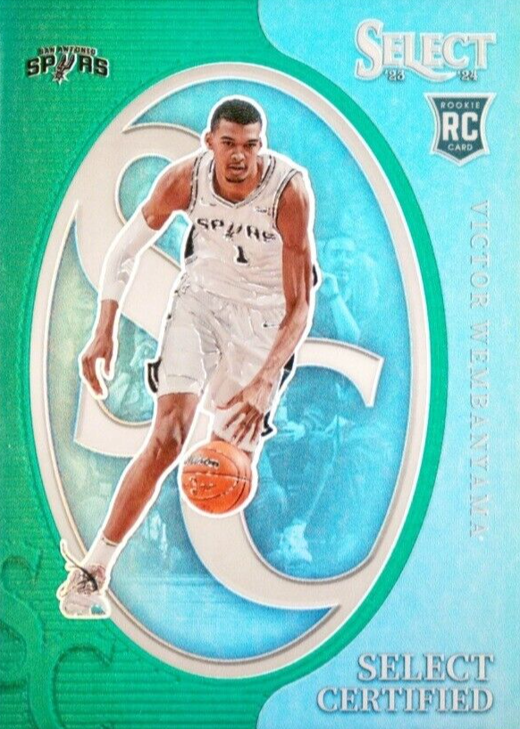 Victor Wembanyama 2023 Select #3 Select Certified - Green Price