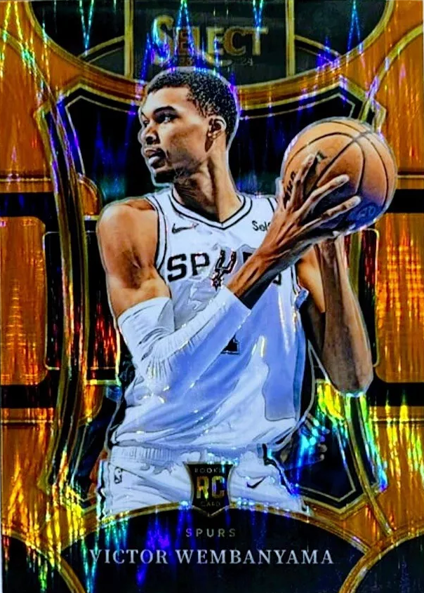 Victor Wembanyama 2023 Select #311 Mezzanine Orange Flash