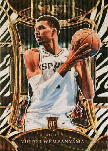 Victor Wembanyama 2023 Select #311 Mezzanine Zebra /(SSP