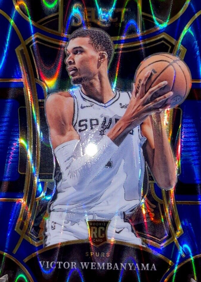 Victor Wembanyama 2023 Select #311 Mezzanine Blue Tectonic