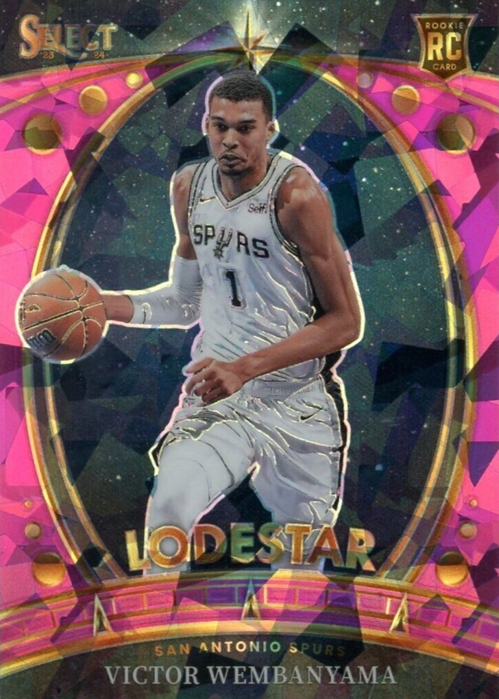 Victor Wembanyama 2023 Select #9 Lodestars - Pink Cracked
