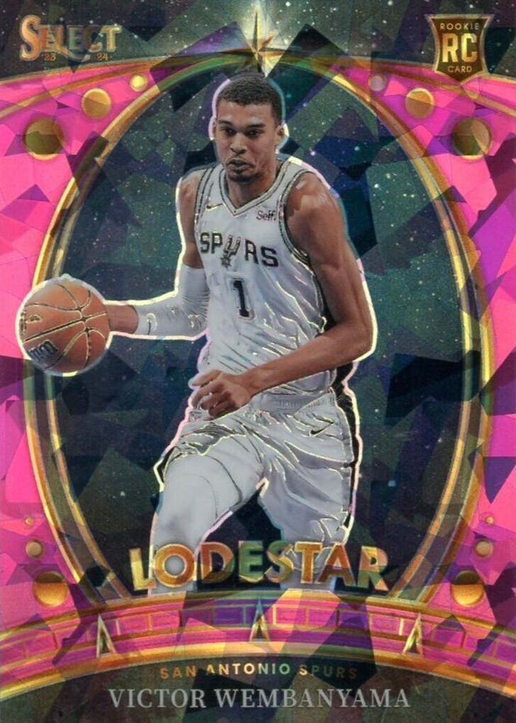 Victor Wembanyama 2023 Select #9 Lodestars - Pink Cracked Ice /99 