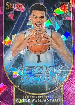 2023 Select #13 Neon Icon - Purple Cracked Ice /75