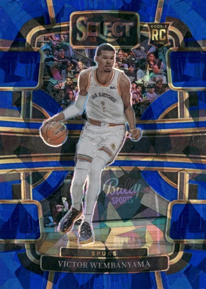 トロピカル ストリートヒーロー Victor Wembanyama 2023 Select #87 Concourse Blue Cracked Ice