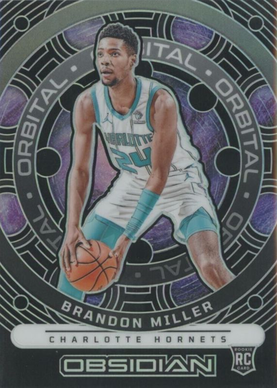 Brandon Miller 2023 Obsidian #26 Orbital /99 Rookie SGC 10