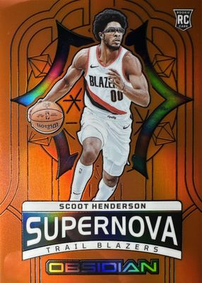 2023 Obsidian #7 Supernova - Electric Etch Orange Flood /75