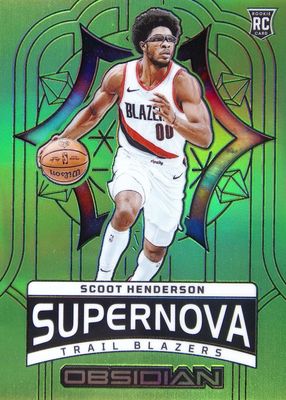 2023 Obsidian #7 Supernova - Electric Etch Green Flood /25