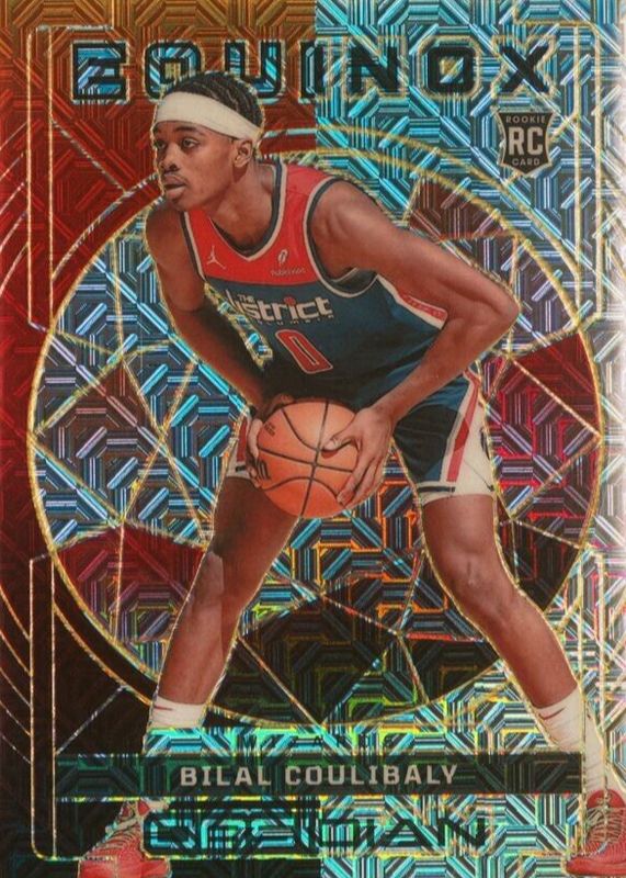 Bilal Coulibaly 2023 Obsidian #28 Equinox - Electric Etch Molten Mojo /10 Rookie PSA 10