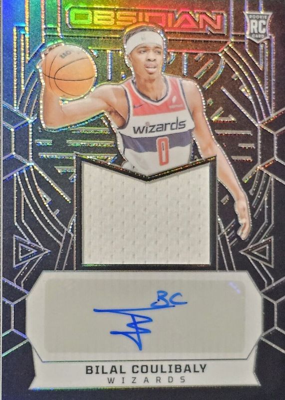 Bilal Coulibaly 2023 Obsidian #215 Rookie Jersey Autographs /99 SGC 9