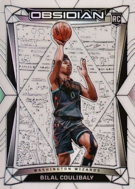 Bilal Coulibaly 2023 Obsidian #162 Electric Etch Contra FOTL /3 Rookie RAW