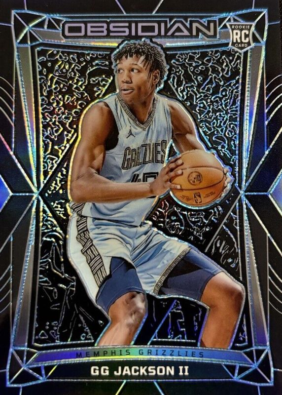 GG Jackson II 2023 Obsidian #89 Electric Etch Blue /30 Rookie RAW