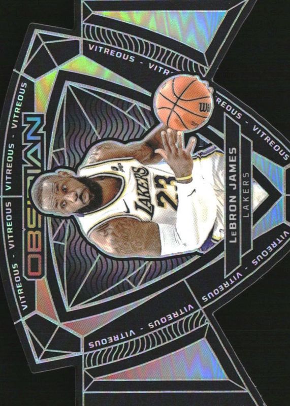 LeBron James 2023 Obsidian #13 Vitreous /(SSP) PSA 9