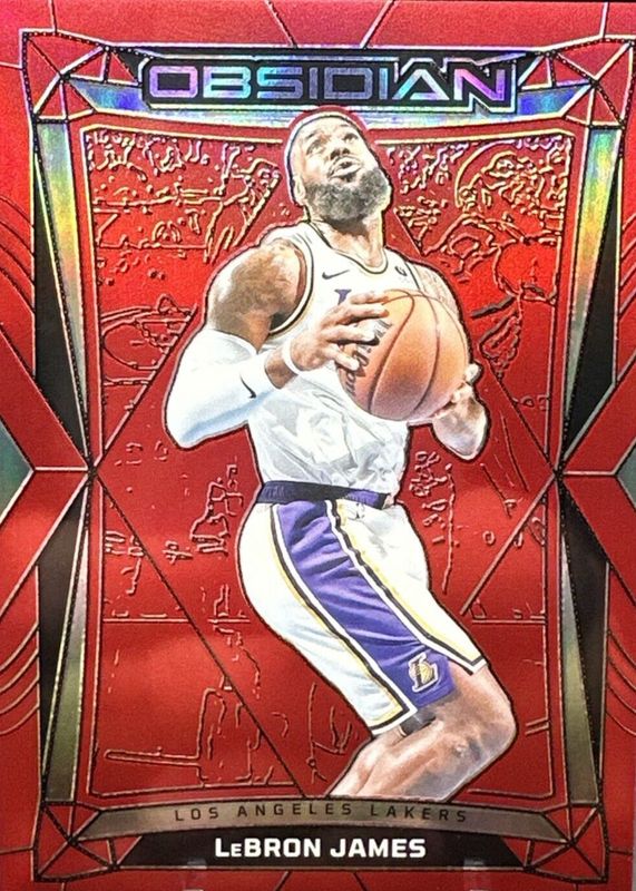 LeBron James 2023 Obsidian #15 Electric Etch Red Flood BGS 10 PRISTINE