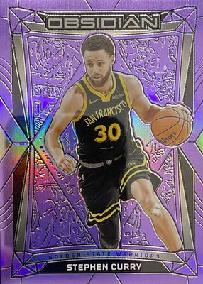 2023 Obsidian #45 Electric Etch Purple Flood /49