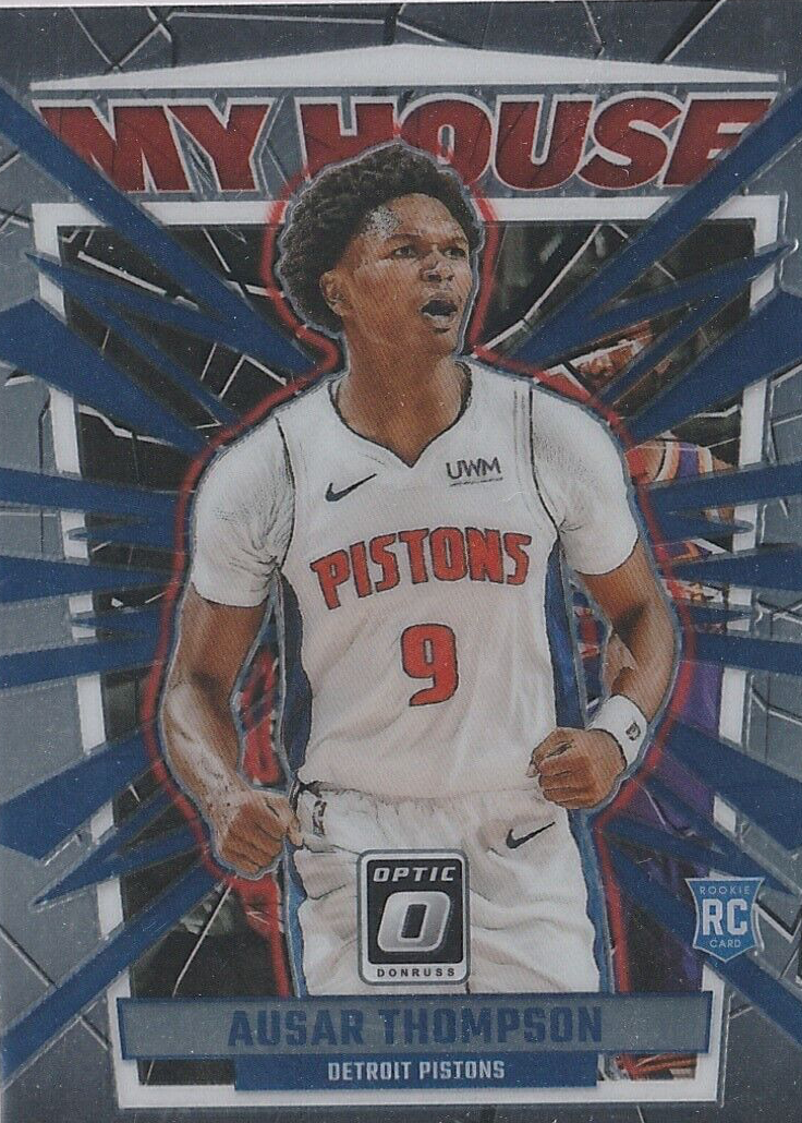 その他 Ausar Thompson Hoops Rookie Card  auto Ausar Thompson 2023-24 Panini NBA Hoops Tribute Rookie Card