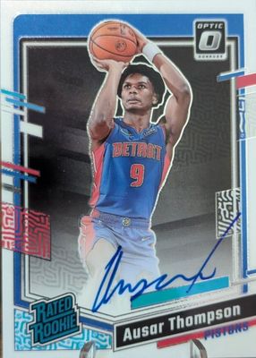 その他 Ausar Thompson Hoops Rookie Card  auto 2023-24 AUSAR THOMPSON AUTO PANINI PRIZM SIGNATURES ROOKIE