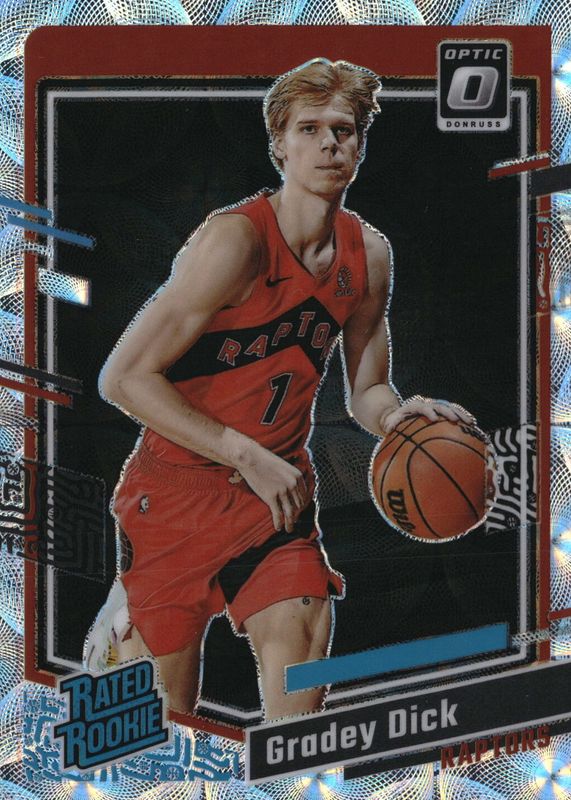 Gradey Dick 2023 Optic #212 Premium Box Set /249 Rookie RAW