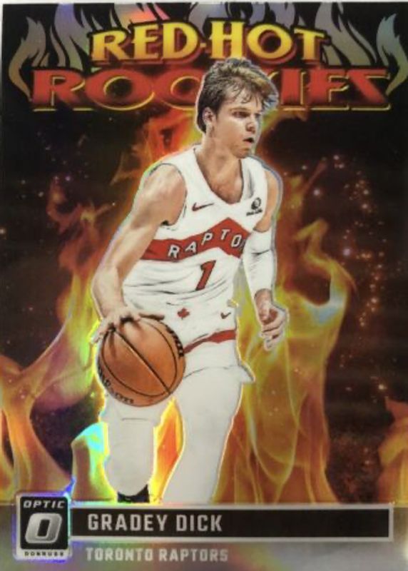 Gradey Dick 2023 Optic #13 Red Hot Rookies - Holo Rookie RAW