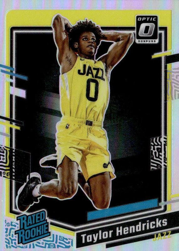 Taylor Hendricks 2023 Optic #233 Jazz /(SSP) Rookie PSA 10