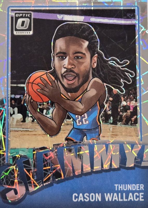 Cason Wallace 2023 Optic #26 Slammy! /(SSP) Rookie RAW