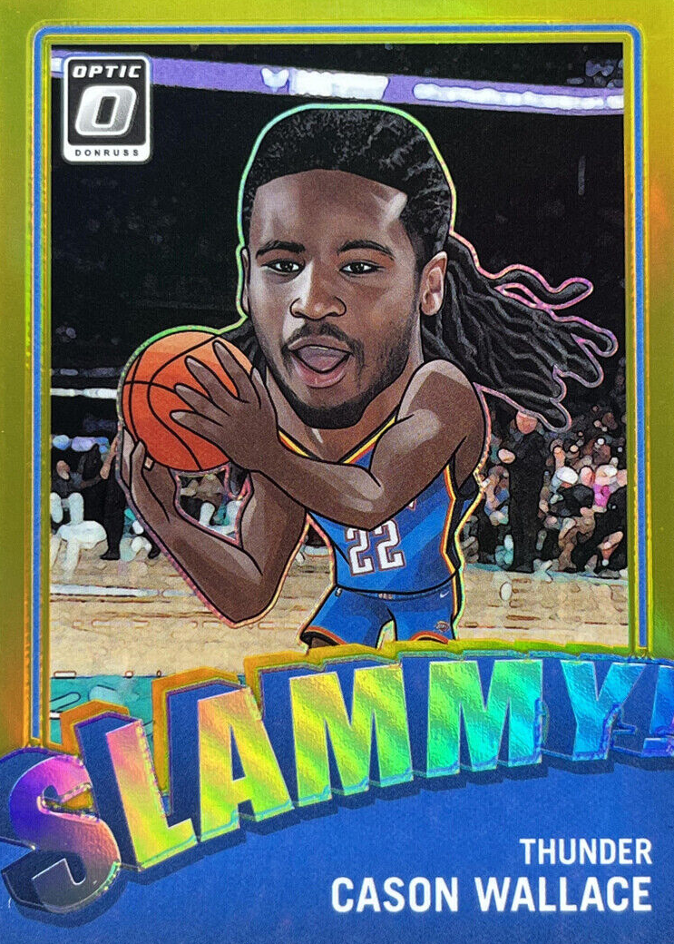 Cason Wallace 2023 Optic #26 Slammy! - Gold /10 Price Guide 