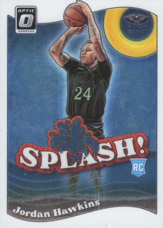 Jordan Hawkins 2023 Optic #10 Splash! Rookie PSA 10