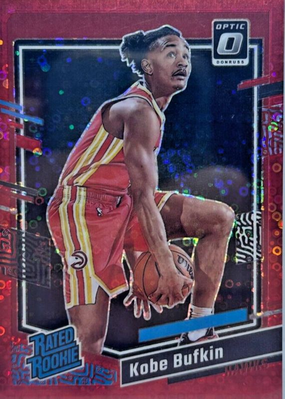 Kobe Bufkin 2023 Optic #220 Fast Break Red /75 Rookie BGS 9.5