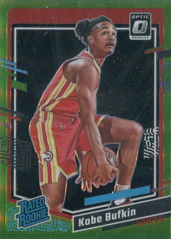 Kobe Bufkin 2023 Optic #220 Lime Green /149 Rookie PSA 10