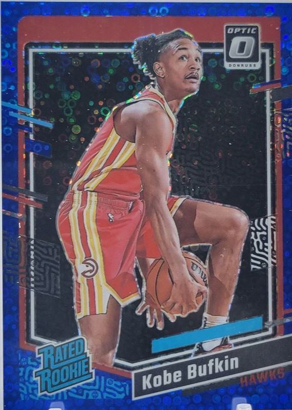 Kobe Bufkin 2023 Optic #220 Fast Break Blue /49 Rookie SGC 10