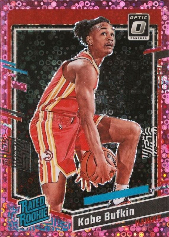 Kobe Bufkin 2023 Optic #220 Fast Break Pink /25 Rookie PSA 9