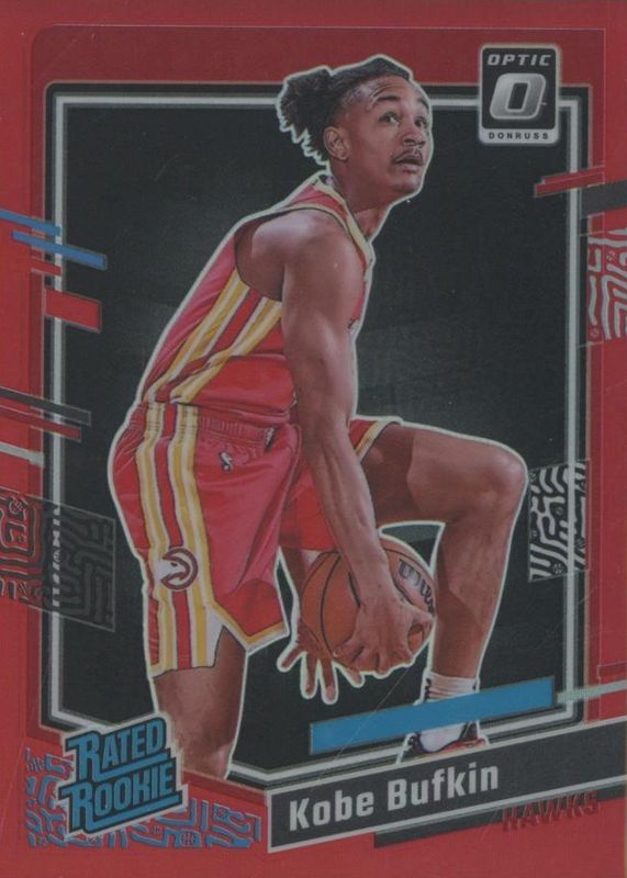 Kobe Bufkin 2023 Optic #220 Red /99 Rookie SGC 10