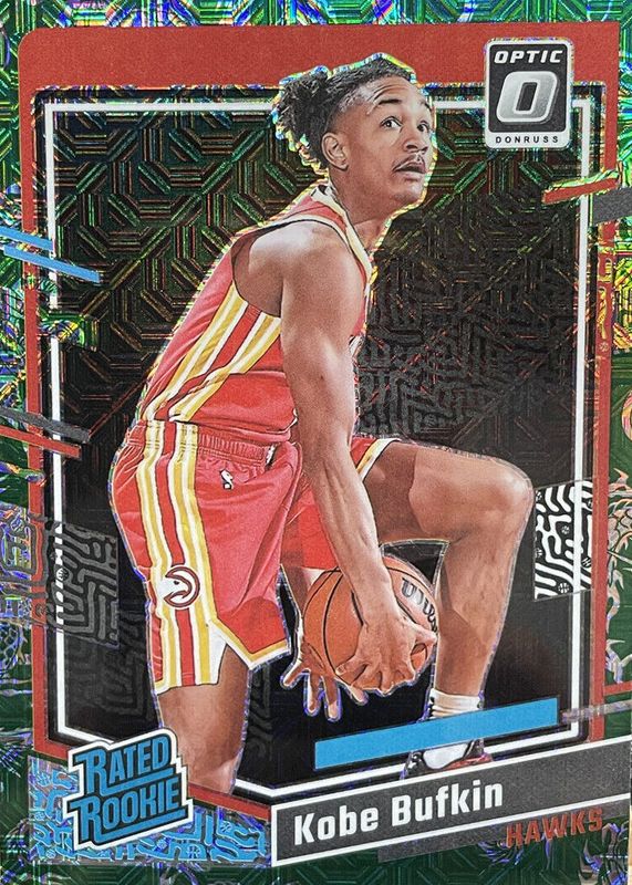 Kobe Bufkin 2023 Optic #220 Choice Dragon /(SSP) Rookie RAW