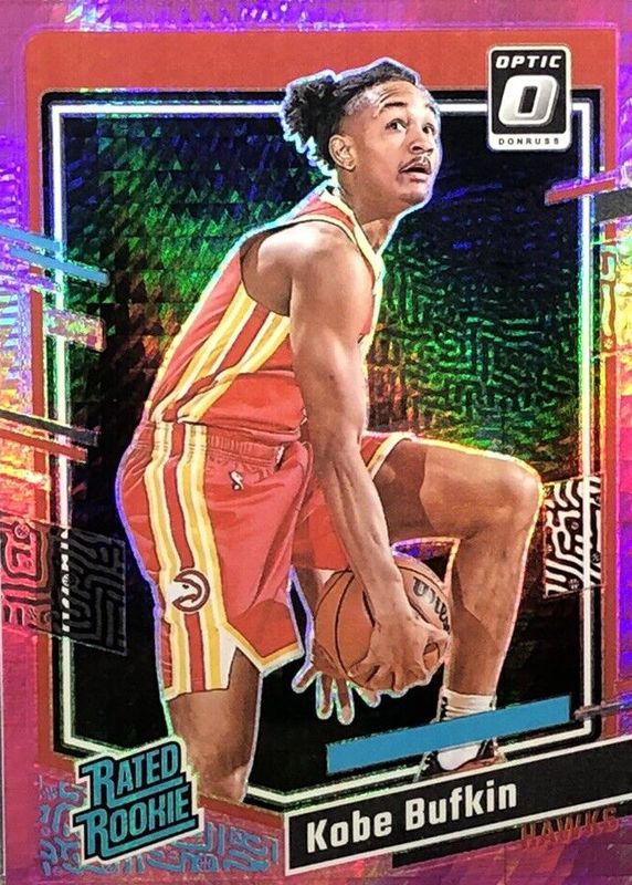 Kobe Bufkin 2023 Optic #220 Hyper Pink Rookie SGC 10