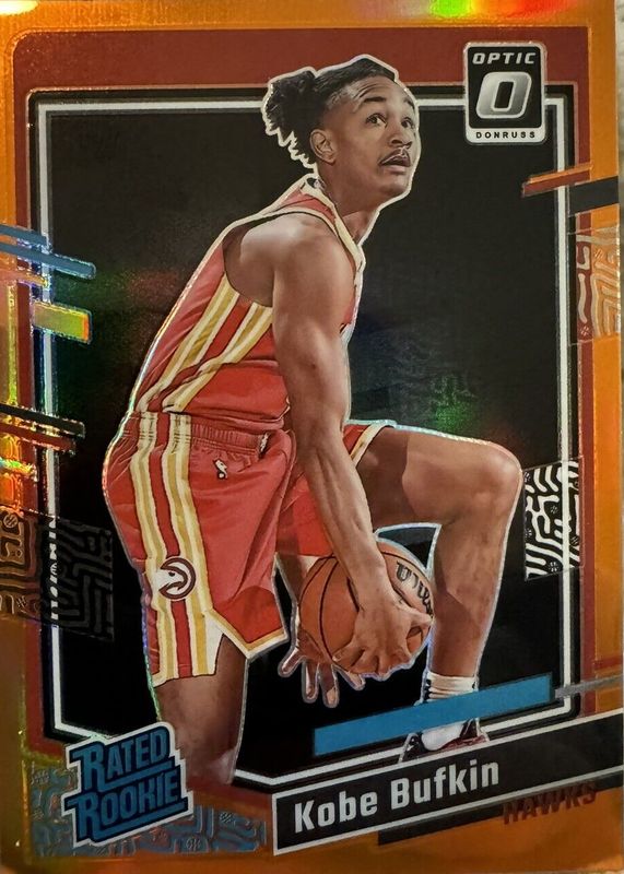 Kobe Bufkin 2023 Optic #220 Orange /199 Rookie PSA 10