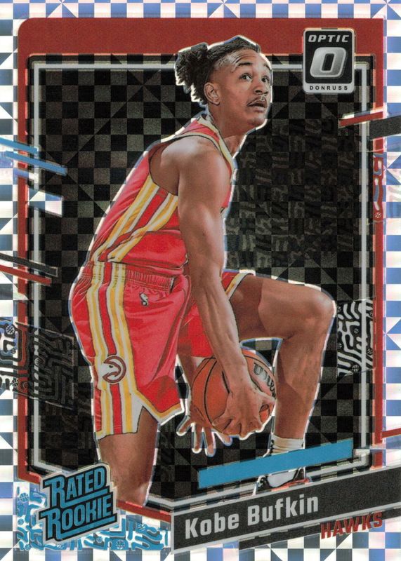 Kobe Bufkin 2023 Optic #220 Checkerboard Rookie SGC 9.5