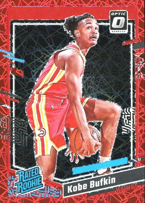 Kobe Bufkin 2023 Optic #220 Red Velocity /299 Rookie PSA 10