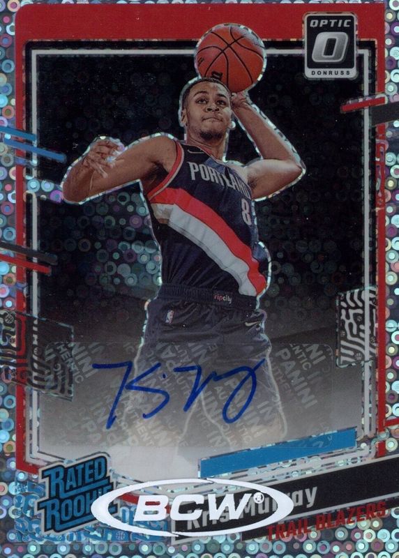 Kris Murray 2023 Optic #275 Rated Rookie Signatures - Fast Break PSA 10