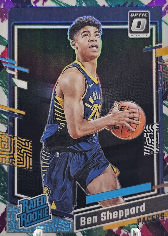 Ben Sheppard 2023 Optic #221 Jazz /(SSP) Rookie RAW